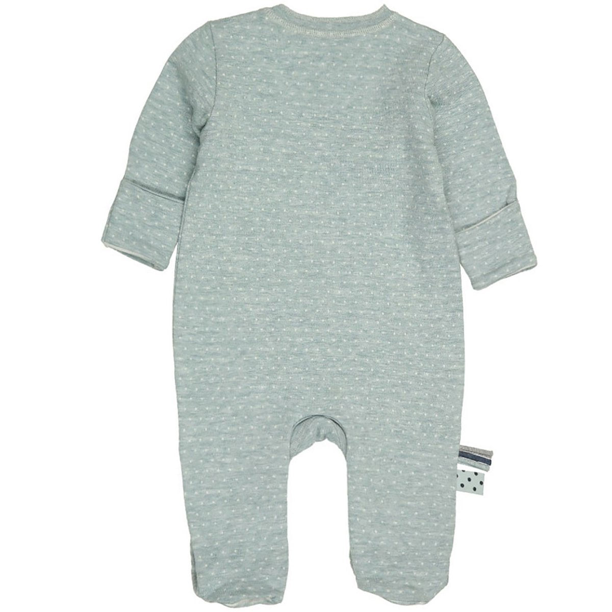 OrganicEra Organic Baby Footed Sleepsuit, Aqua