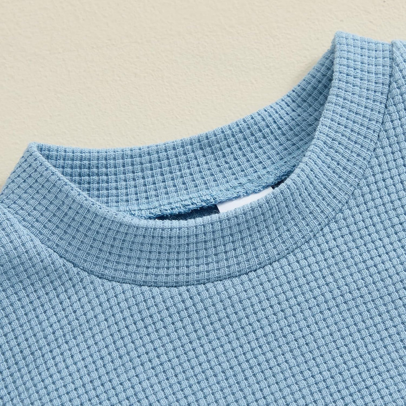 Toddler Baby Boy Girl First 1St Birthday Outfit T Shirt Shorts Infant Summer Waffle Clothes