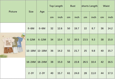 Baby Boy 2 Pcs Summer Outfits Casual 