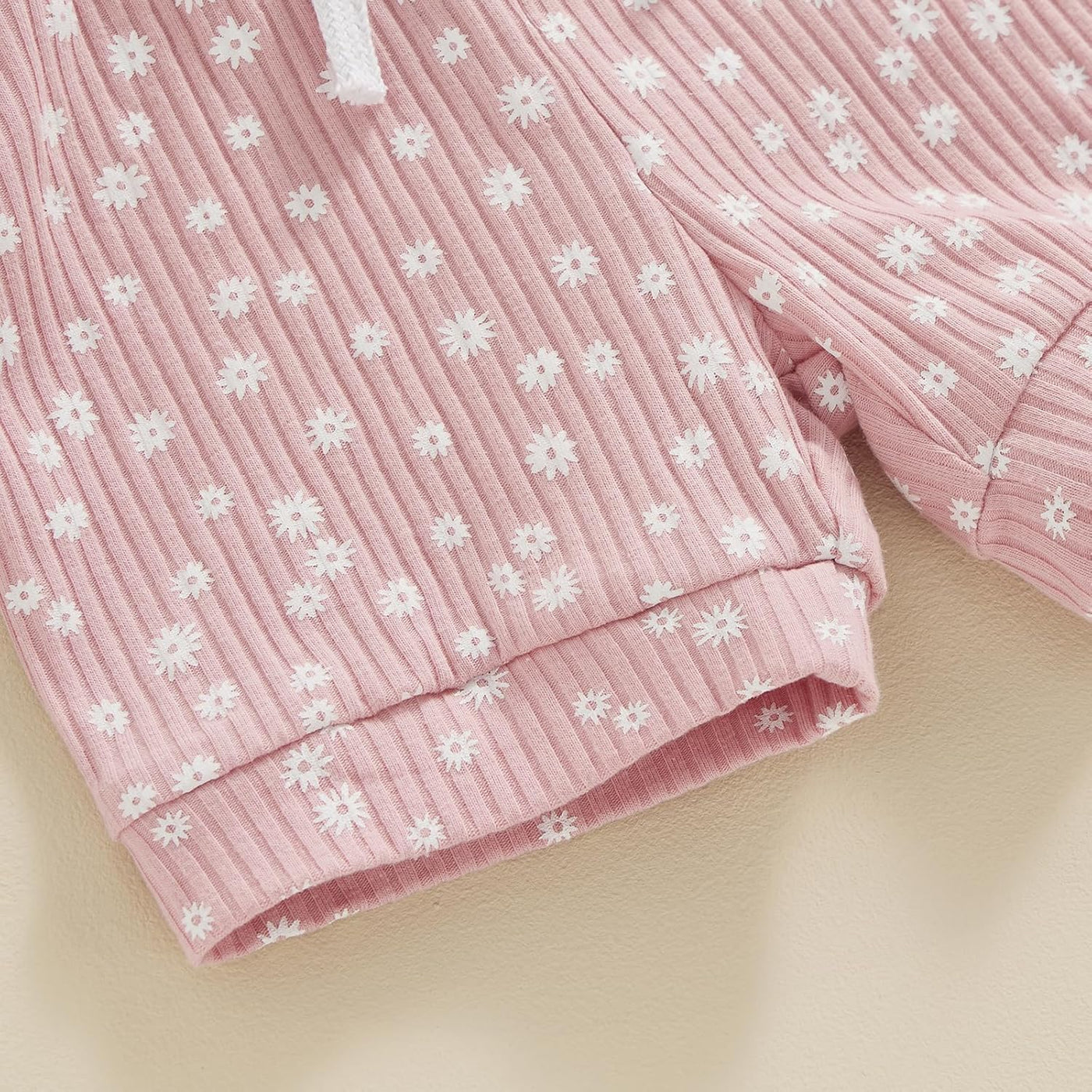 Baby Girls Little Daisy Print Outfits Short Sleeve Bodysuit 