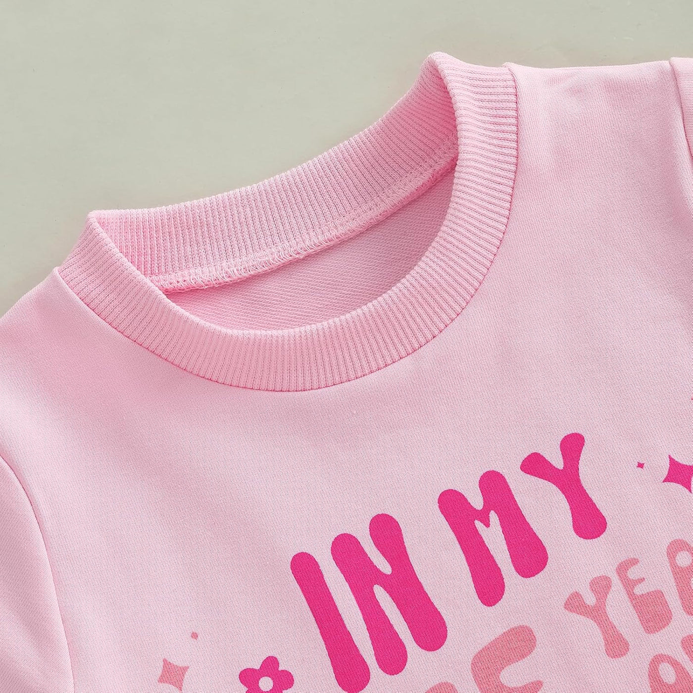 Baby Girl First Birthday Outfits Letter Print Short Sleeve