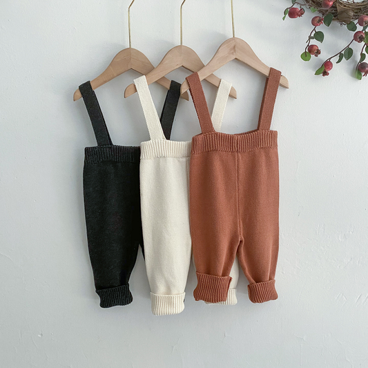 Annie & Charles® Knit Pants with Braces