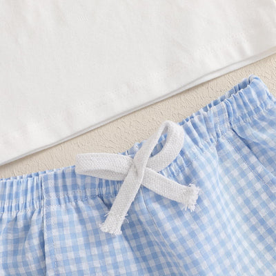 Baby Boy Girl Birthday Outfit Short Sleeve T-Shirt Shorts 