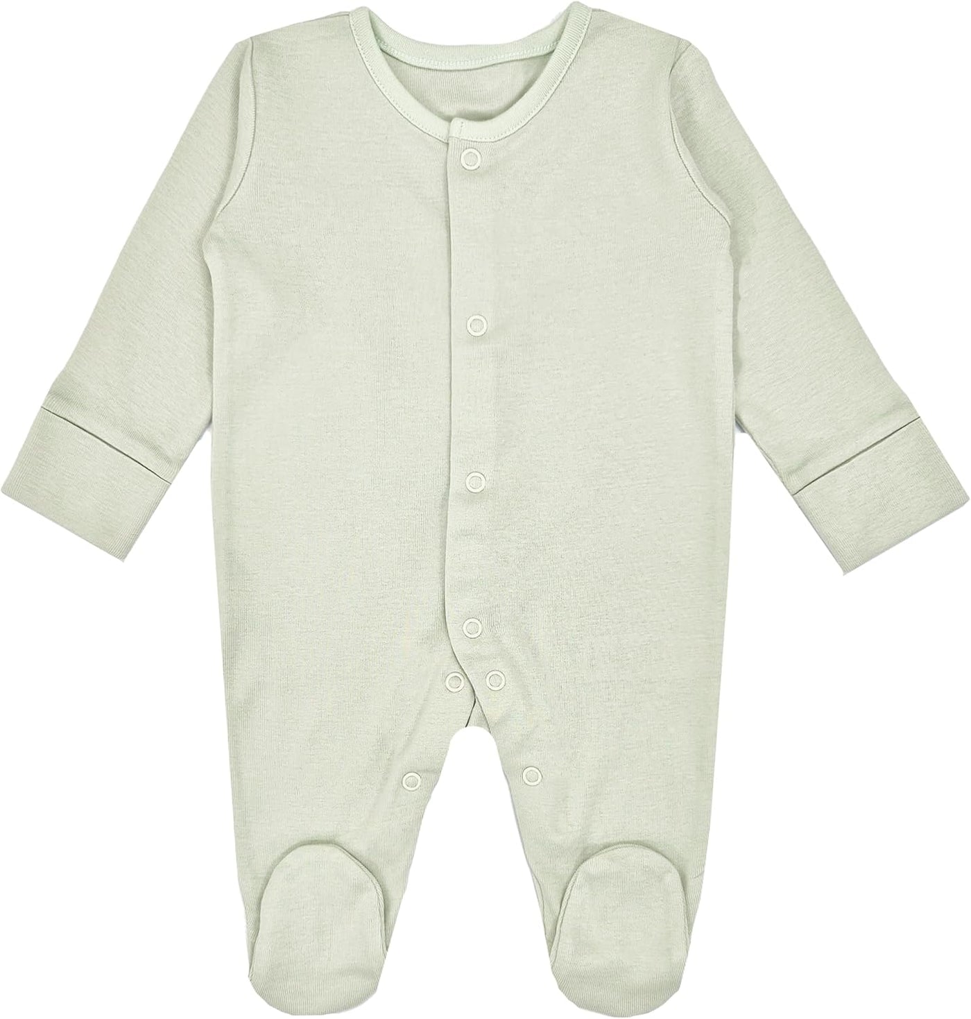 Baby Sleepsuits 3 Pack Girl Boy Cotton Green Fruit Babygrow